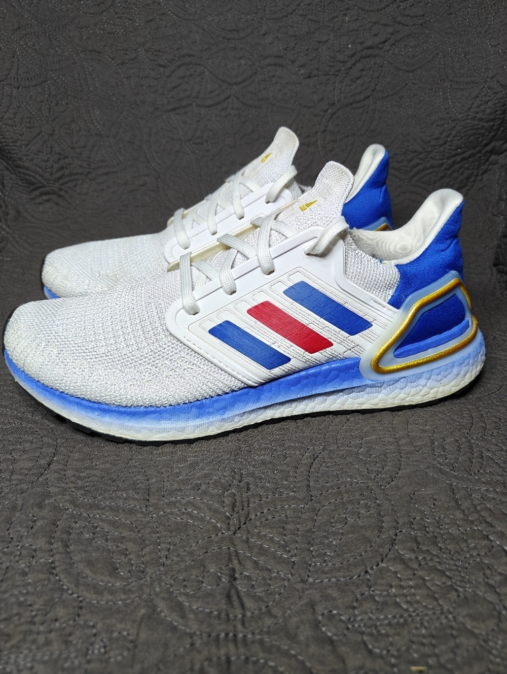 Ultra Boost 20 USA 'Red White Blue' Men's Running Shoes Size 9